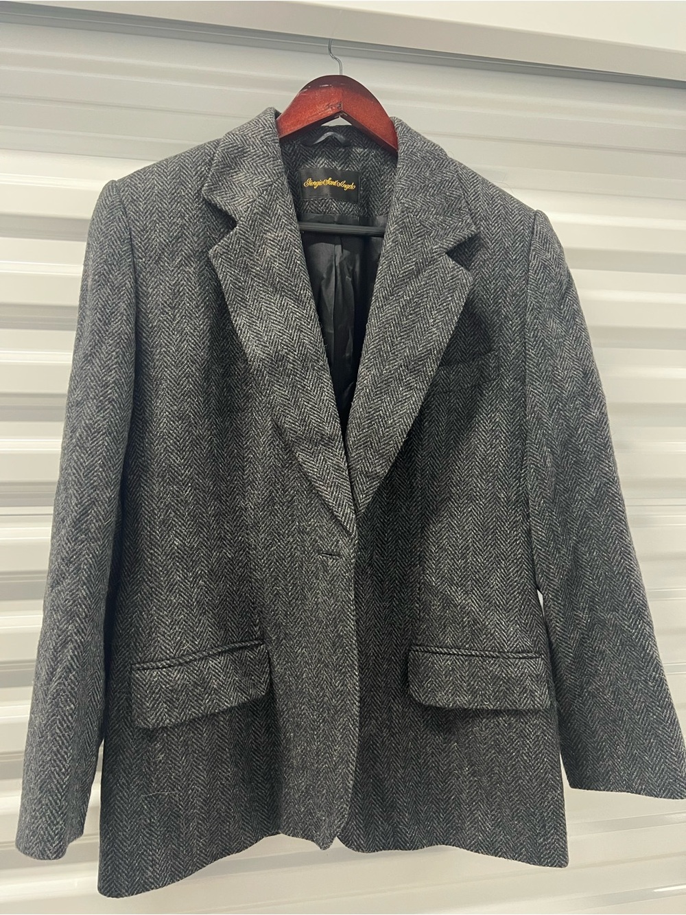 Giorgio Sant Angelo Blazer in Gray Like New